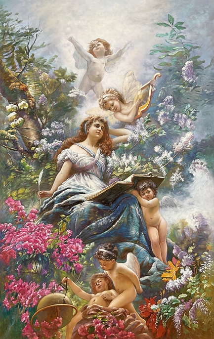 The Muse of Poesie by Konstantin Makovsky
